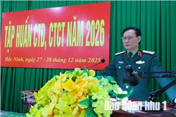 Bế mạc tập huấn công tác Đảng, công tác chính trị năm 2026